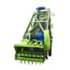 Máquina de forrageamento de pastagem com elevação hidráulica, colhedora de grama de 4m com rodas para alta altitude, veículo para escavação de forragem e agarramento de grama para gado e ovelhas