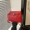 Bolso de Hombro Cruzado para Viajero de Gran Capacidad, Textura Retro de Moda Casual, Color Sólido Simple, Nuevo 2026