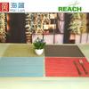 Suprimentos para hotéis PVC Placemat descartável Plate Mat Coaster Simples cor sólida PVC à prova d'água antiderrapante Western Placemat Teslin