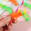 Mini Arma de Frisbee Crianças Flash Frisbee Voador Ejeção Pião Rotativo Exterior Brinquedos Divertidos Interativos Pais-Filhos