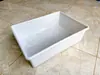 Caja de Coloración para el Cabello Tortuga Negro Blanco Caja de Plástico Vista Trasera Juguete Guppy Almacenamiento Cesta para Medicinas Caja Organizadora Caja de Herramientas