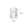 Anillo de Hierro Pequeño Regular de 8*9mm para Funda de Peluca, Extensiones de Cabello Dreadlock, Anillo de Extensión de Cabello DIY, Accesorios de Joyería, Suministro Directo de Fábrica