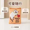 Bolsa Mini Nueva de Verano Cartera de Monedas Pu Gatito Estampado Bolso Cruzado al Hombro para Niños Cartera de Monedas de Cuero para Estudiantes