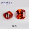 3*3~16*16mm circón cuadrado grueso circón de color cuadrado gema CZ artificial diamante piedra desnuda accesorios de joyería