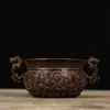 Guyunzhai Antiguo Antiguo Colección Antigüedades Cobre Cornucopia Adornos Estilo Chino Sala de Estar Estudio Adornos