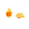 Venta Directa de Joyería Zhonghong Colgante de Durian Dorado Imitación Collar Pequeño Pulsera diy Accesorios de Oro Arena Regalo Mujeres