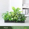 Paisagismo com Plantas Verdes Simulação Floreira Divisória de Piso Arte Floral de Chão Paisagem de Plantas Combinação de Floreira Flor Artificial em Vaso Bonsai Decoração