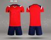 Traje de fútbol DIY de manga corta para adulto y niño, jersey con número estampado en tablero, compra en grupo, absorción de humedad, entrenamiento, competencia, uniforme de equipo