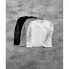 Sudadera Casual Redonda Holgada y Única de Estilo Retro Y2K Milenio con Estampado de Cruz Moda Urbana Nicho