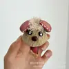 Muñeca de Cáscara de Fruta Producto Terminado, Colgante Carrillón de Viento de Cáscara de Fruta, Muñeca de Vaina de Frijol Artesanía Terminada, Colgante Hecho a Mano Lindo-Feo