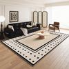 Alfombra antigua francesa para sala de estar, sofá, mesa de centro, manta ligera de lujo, alfombra de noche para dormitorio, antideslizante y antiincrustante.