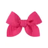 Pinzas para el Cabello de Lazo de Venta Caliente Transfronterizas para Niños Hechas a Mano Tela Jacquard de Color Sólido Accesorios para el Cabello Pinza Completa 3505