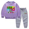 2023 Primavera y otoño nueva ropa infantil transfronteriza suéter para niños pantalones de dibujos animados conjunto de dos piezas bebé algodón traje de manga larga