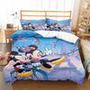 Amazon Desenho Animado Imagem/Mickey/Winnie Poodle Impressão Digital 3D Roupa de Cama Kit de Três Peças Comércio Exterior