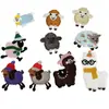 26 Estilos Nuevos de Parches Bordados de Ovejas Lindas para Ropa, Sombreros, Zapatos, Calcetines, Parches Multicolor, Accesorios de Ropa DIY