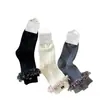 Meias femininas de renda trançada doce estilo coreano, novas meias versáteis de outono estilo ins para usar em camadas