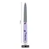 Tenedor de Acero Inoxidable para Cutícula Tira Frotadora de Doble Cara Artefacto para Cuidado de Manicura Exfoliante Herramienta de Manicura Lima de Uñas