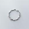 Versión coreana de anillo retorcido para mujer, personalidad, moda, arte, pequeño, fresco, anillo de boca abierta, anillo para el dedo índice, nueva colección de moda 36