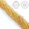 Contas pontiagudas de cristal para acessórios de joias DIY 3/4mm contas de vidro contas soltas acessórios criativos feitos à mão Contas de diamante