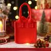 Bolsa de Regalo Popular para el Día del Maestro de Xiaohongshu, Bolso de Mano Creativo de Alta Gama y Sofisticado, Mini Bolso Sencillo de Fieltro