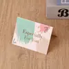 Tarjeta de felicitación creativa estampada en caliente simple y fresca tarjeta de regalo de cumpleaños mensaje escrito a mano tarjeta de regalo tarjeta de felicitación de bendición venta al por mayor