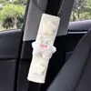 Funda protectora para cinturón de seguridad de coche, cubierta protectora para hombro, muñeco de monstruo pequeño de dibujos animados para coche, muñeco de coche, decoración para damas