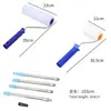 Set de Rodillos Autonivelantes para Eliminación de Espuma en Construcción, Raspador de Pintura Epoxi, Herramienta de Eliminación de Espuma con Agujas para Cemento, Calzado con Clavos Resistente al Desgaste para Pisos