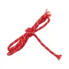 Corda de Poliéster Colorida de 5mm com Núcleo Envolto Corda Redonda Resistente ao Desgaste Corda para Amarração DIY Artesanato Corda de Tecelagem Chaveiro Criativo Pingente