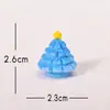 Adornos Navideños Transfronterizos Resina Manualidades DIY Decoraciones Pequeños Accesorios Vaina de Frijol Resina Adornos de Moda