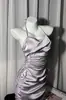 Camisola Sexy de Renda Removível Franzida Estilo Puro Desejo Lingerie Vestido de Noite 2026 Novo Vestido de Renda de Alta Qualidade