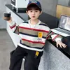 Conjunto de Moletom Infantil 2357, Estilo Primavera/Outono, Nova Coleção 2026, Roupas de Bebê da Moda, Blusa Infantil, Conjunto de Duas Peças para Meninos