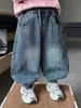 1432 Jeans para Niños Pantalones Forrados de Polar Otoño e Invierno Nuevo Estilo Coreano para Niños Acolchados de Terciopelo Pantalones Leggings