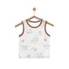 Protección de Barriga para Recién Nacidos Chaleco de Bebé Sin Mangas Estilo Verano Algodón Puro Bebé Niño y Niña Espalda Completa Ropa Interior Ultra Delgada Base