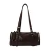 2026 Nuevo Estilo Coreano Moda Retro Bolso Boston Gama Alta Nicho Versátil Bolso de Hombro Cruzado