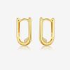 Pendientes de plata de ley S925 con circonitas, diseño moderno, sencillo y versátil, con personalidad europea y americana, con hebilla para oreja, joyería pequeña para mujer.