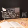 Desktop Simples Acrílico Transparente Writing Board College Student Office Taquigrafia Quadro de Mensagens Reunião Quadro de Memorandos