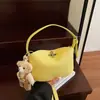 Bolsa de Ombro Estilo Coreano para o Dia a Dia para Mulheres Nova Coleção Primavera 2026 Cor Sólida Bolsa de Ombro para Mulheres Moda Casual Elegante Bolsa de Ombro