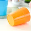 Candy cor copo plástico copo bonito beber enxaguante bucal copo escova de dentes copo com orelha pendurar alça copo de bebida