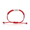 Pulsera Grabada de Acero Inoxidable con Cierre de Posicionamiento, Pulsera Trenzada de Hilo Rojo con Cierre de Posicionamiento, Pulsera Grabada