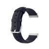 Para Fitbit versa3/versa4 pulseira de couro sense2 pulseira de nylon tela de lona tecida