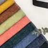 Tela de Chenilla para Textiles del Hogar de Gama Alta, Funda de Cojín Engrosada de Color Sólido, Tela para Cubre Sofá, Tela de Poliéster para Sofá en Stock