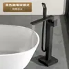 Fabricante Directo de Juego de Ducha de Cobre Puro Transfronterizo Suministro Directo Lavabo de Pedestal Ducha Grifo de Tina Vertical Frío y Caliente
