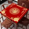 Tapete de Mesa dos Oito Imortais, Tapete de Mesa de Mahjong, Espessado com Isolamento Acústico, Tapete Silencioso para Mahjong e Poker de Manivela Manual, Resistente ao Desgaste, Toalha de Mesa Antiderrapante