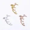 Abanico de Corsage de Novia Accesorios para el Cabello Hechos a Mano Material de Aleación Pendientes de Borla al por Mayor Pendientes Accesorios de Hoja DIY