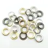 10mm4 cores 100 conjuntos ilhós de gás de 4 cores ilhós conjunto de instalação de fivelas ferramenta anel de lona fivela de lona ilhós de gás de metal