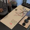 Bandeira de Chá Estilo Chinês, Absorvente de Água, Secagem Rápida, Pano de Chá Zen, À Prova de Poeira e Manchas, Jogo Americano Antigo para Mesa de Chá Doméstica, Pano de Chá Isolante