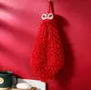 Toalla de Mano para Cocina Colgante, Toalla Linda, Paño Absorbente, Paño de Mano para Baño del Hogar, Toalla de Mano de Coral Fleece