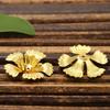 Joias DIY feitas à mão de cobre puro flor montada flor tridimensional adorno de cabeça de noiva acessórios de material antigo