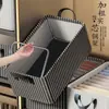 Cesta de Armazenamento de Roupas Caixa de Armazenamento para Casa Dormitório Caixa de Armazenamento para Guarda-Roupa Organização de Mesa de Quarto Armazenamento Cesta de Armazenamento