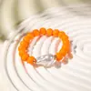 Moda Transfronteriza Europea y Americana Fresco Dopamina Ccb Pulsera Perla Artificial Irregular Pulsera de Perlas de Colores Venta al por Mayor